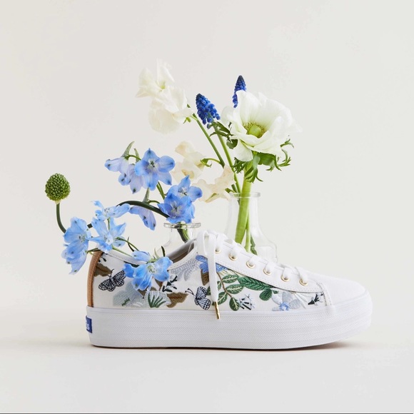 Keds Shoes - NIB Keds x Rifle Paper Embroidered Triple Kicks